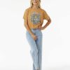 Women Rip Curl Tees & Tanks | Block Party Crop Tee