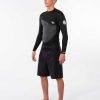 Men Rip Curl Jackets Vests & Bottoms | Omega Long Sleeve Jacket