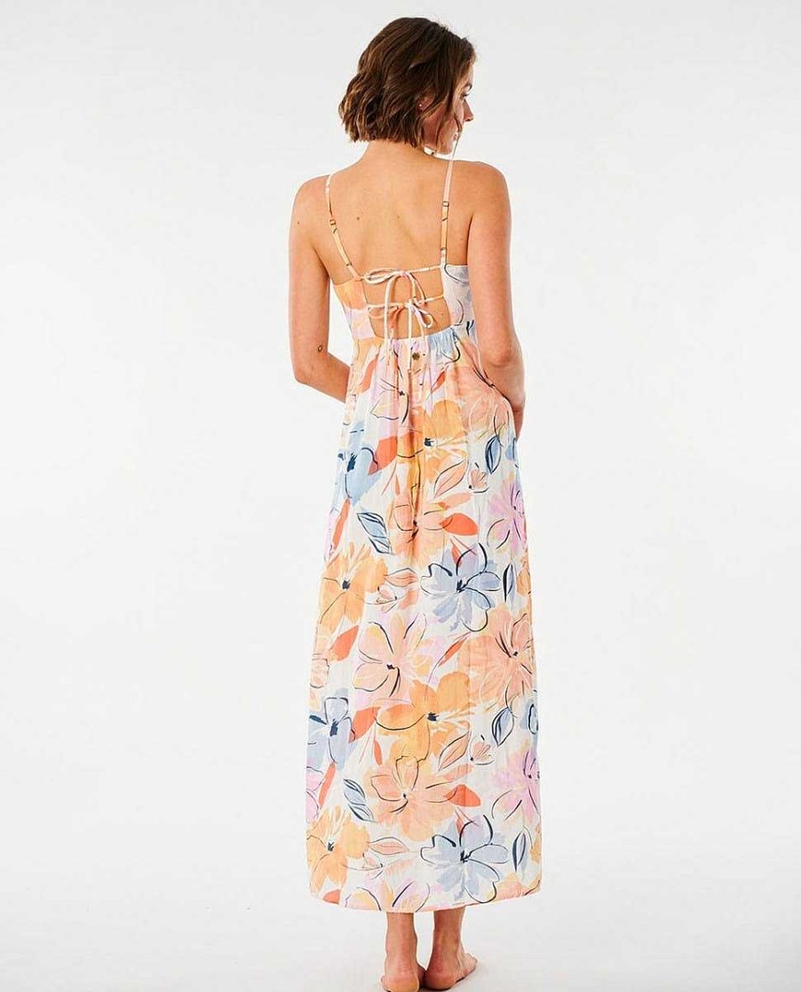 Women Rip Curl Dresses & Rompers | Bloom Maxi Dress White