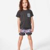 Boys Rip Curl Tops & Tees | Static Youth Logo Tee - Boys (1-8 Years) Washed Black