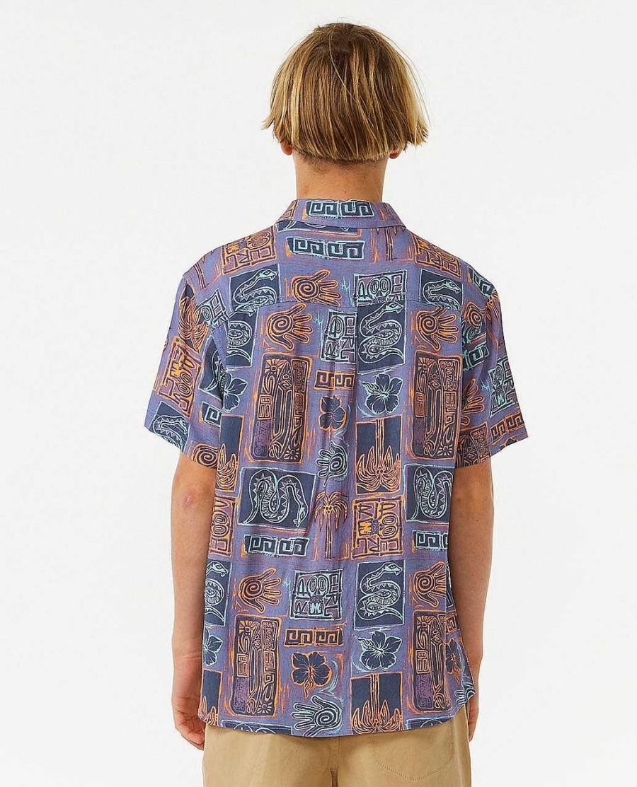 Boys Rip Curl Tops & Tees | Lost Islands Short Sleeve Shirt - Boys (8-16 Years) Multico