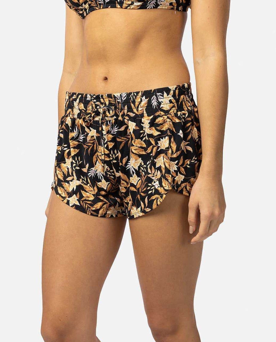 Women Rip Curl Boardshorts | La Isla Lycra Boardshort Black