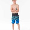 Boys Rip Curl Boardshorts | Leslie Island Boardshorts - Boys (8-16 Years) Black